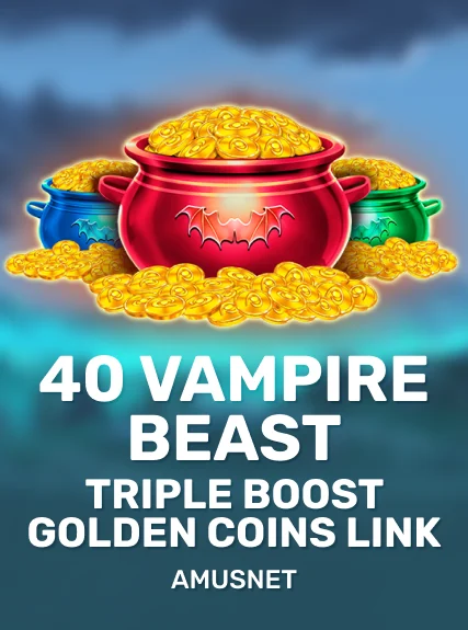 40 Vampire Beast Triple Boost Golden Coins Link game tile